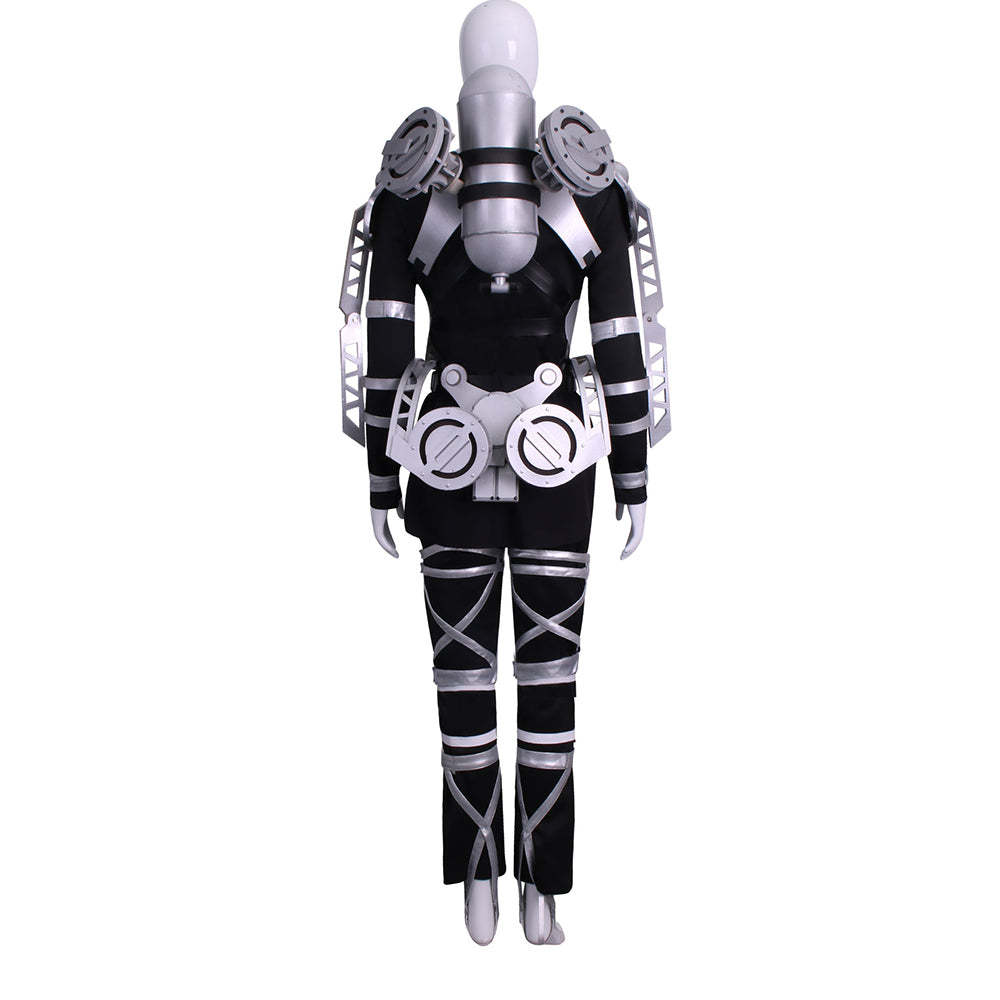 Attack on Titan Final Season Mikasa Ackerman Levi Ackerman Survey Corps Uniform Cosplay Costume