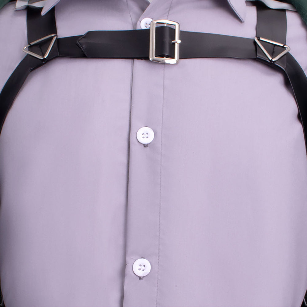 Attack on Titan Final Season Mikasa Ackerman Levi Ackerman Survey Corps Uniform Cosplay Costume