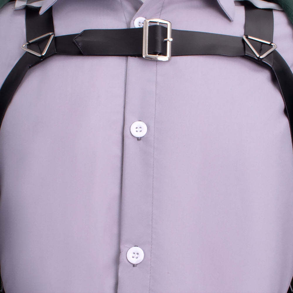 Attack on Titan Final Season Mikasa Ackerman Levi Ackerman Survey Corps Uniform Cosplay Costume