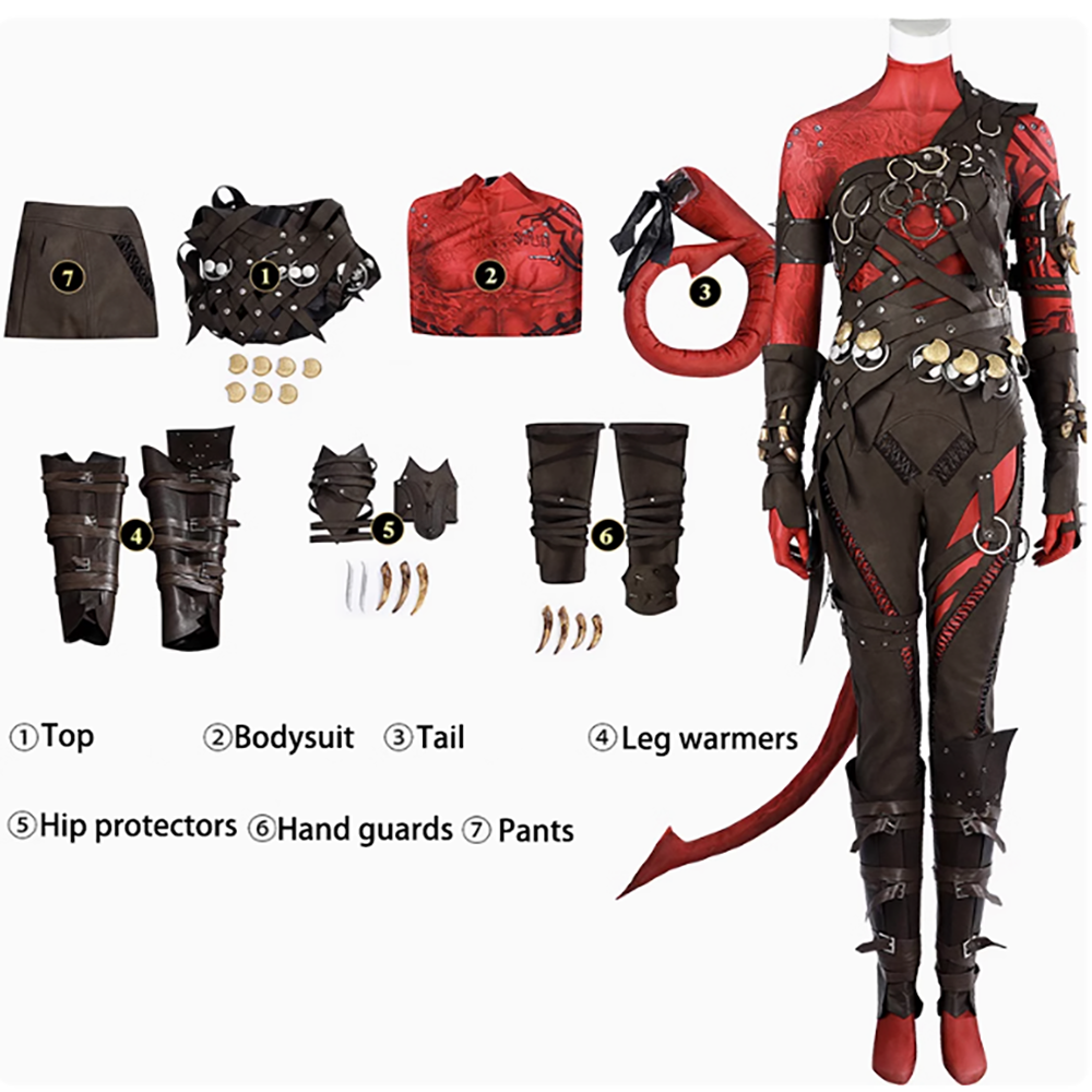 Baldur's Gate 3 Karlach Cosplay Costume