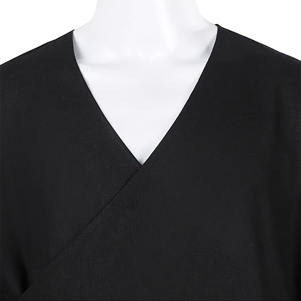 Black Myth: Wukong Ebongold Silk Robe Outfit Cosplay Costume