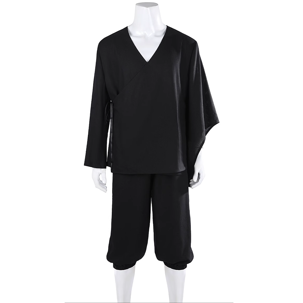 Black Myth: Wukong Ebongold Silk Robe Outfit Cosplay Costume