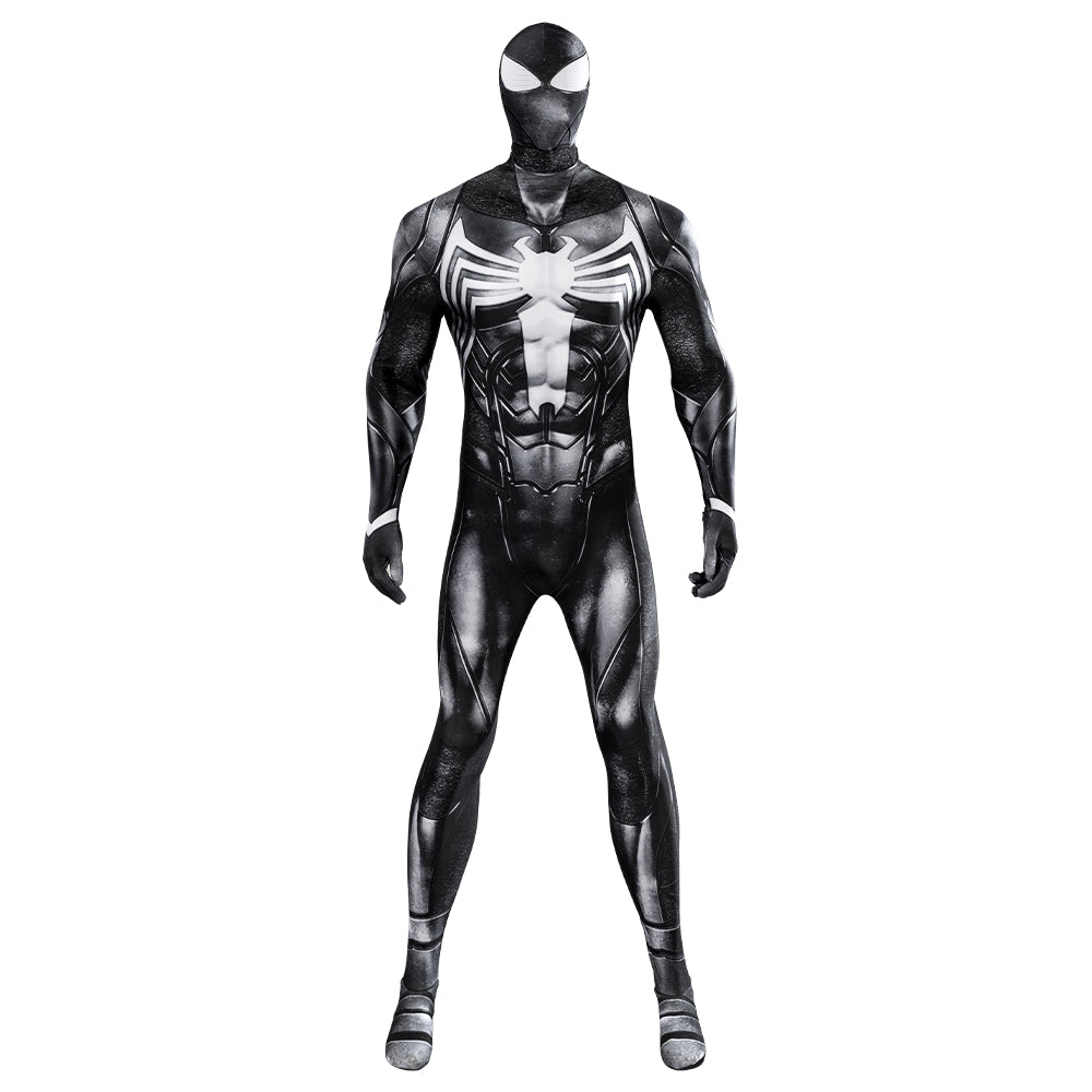 Black Spider-Man Venom Symbiote Jumpsuit Cosplay Costume-Cosplay Instrumentality Project