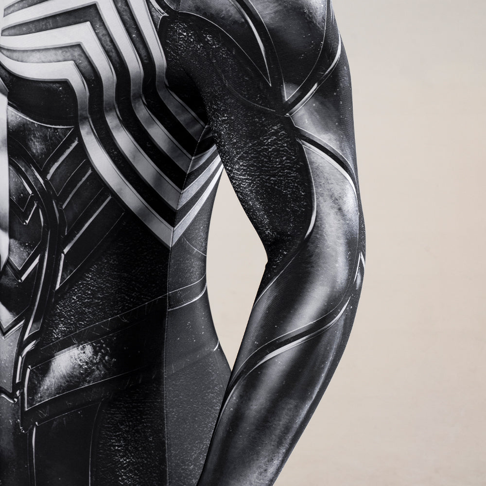 Black Spider-Man Venom Symbiote Jumpsuit Cosplay Costume-Cosplay Instrumentality Project