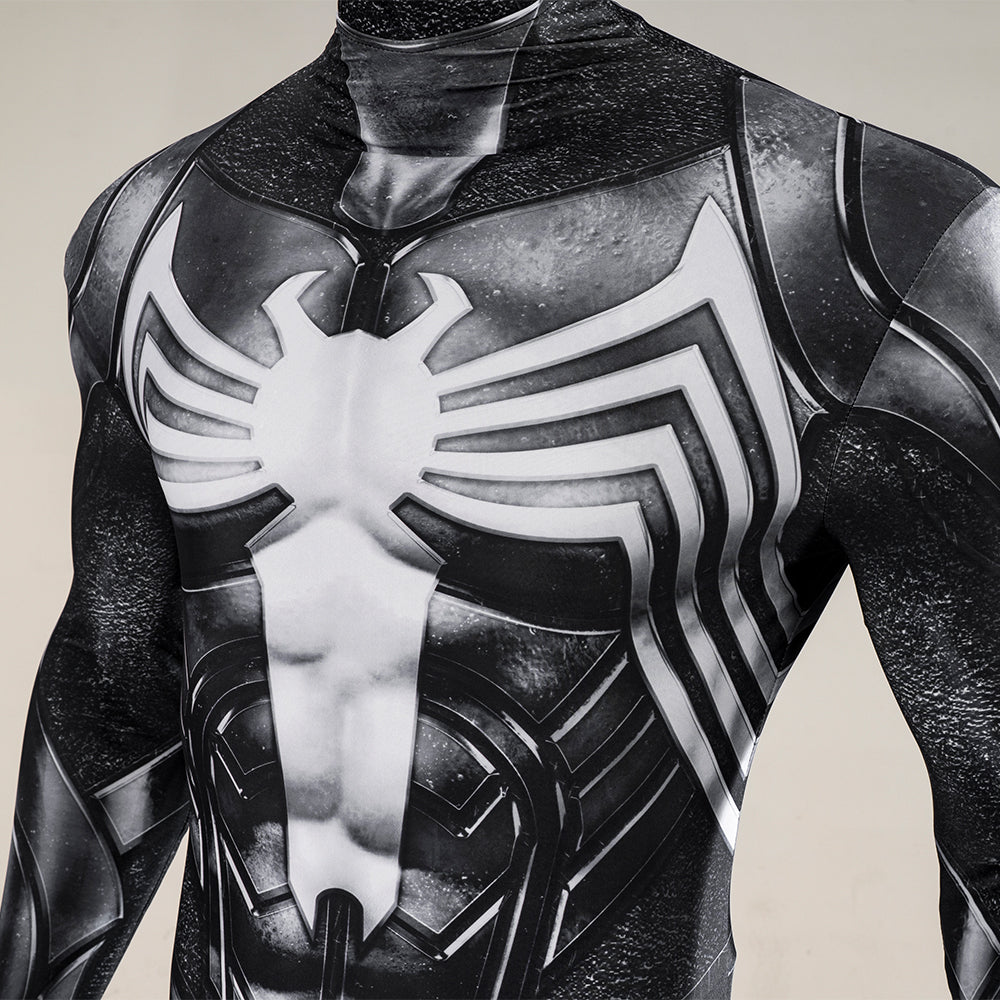 Black Spider-Man Venom Symbiote Jumpsuit Cosplay Costume-Cosplay Instrumentality Project