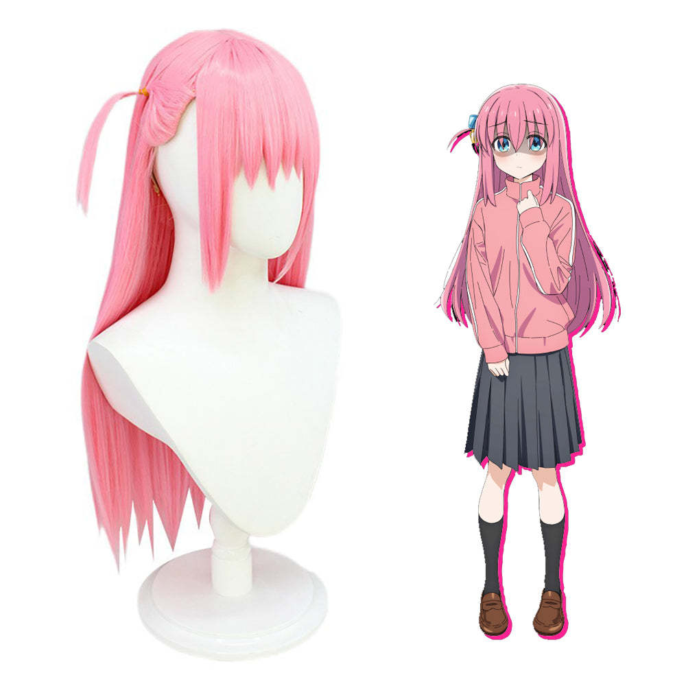 Bocchi the Rock! Hitori Gotoh Pink Cosplay Wig