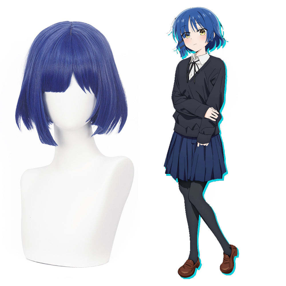 Bocchi the Rock! Ryo Yamada Blue Cosplay Wig