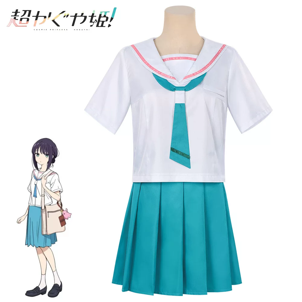 Cosmic Princess Kaguya! Iroha Sakayori School Sailor Uniform Cosplay Costume