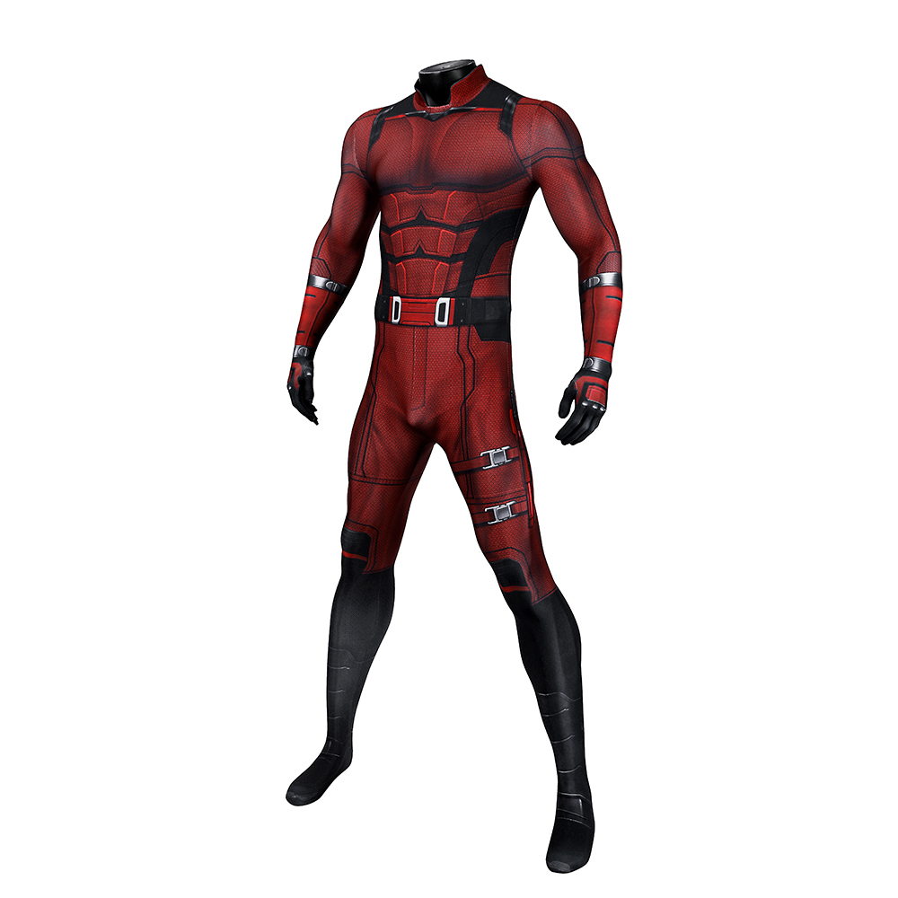 Daredevil Matthew Michael "Matt" Murdock Jumpsuit Cosplay Costume