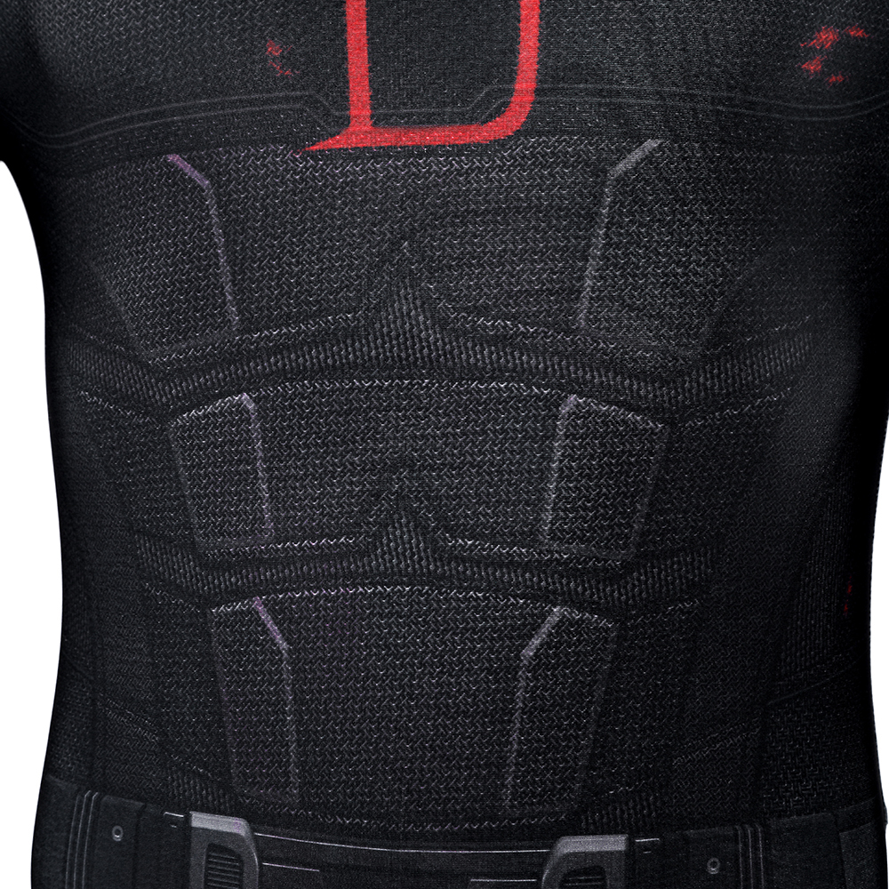 Daredevil Season 2 Matthew Michael "Matt" Murdock Blacck Cosplay Costume Jumpsuit
