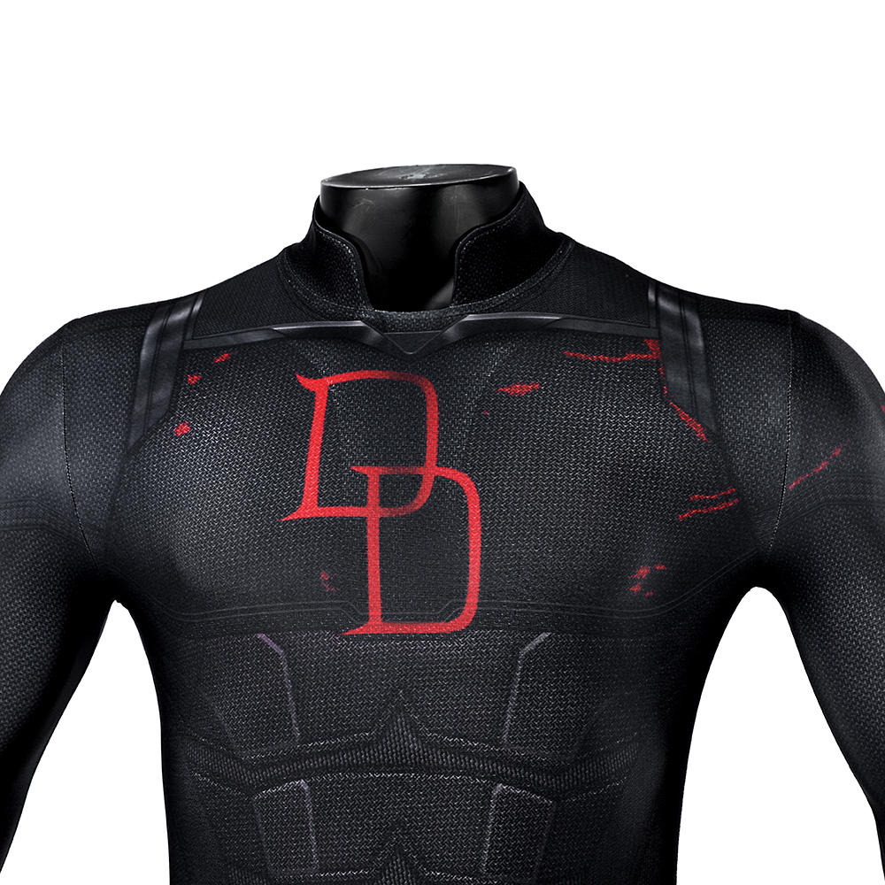 Daredevil Season 2 Matthew Michael "Matt" Murdock Blacck Cosplay Costume Jumpsuit