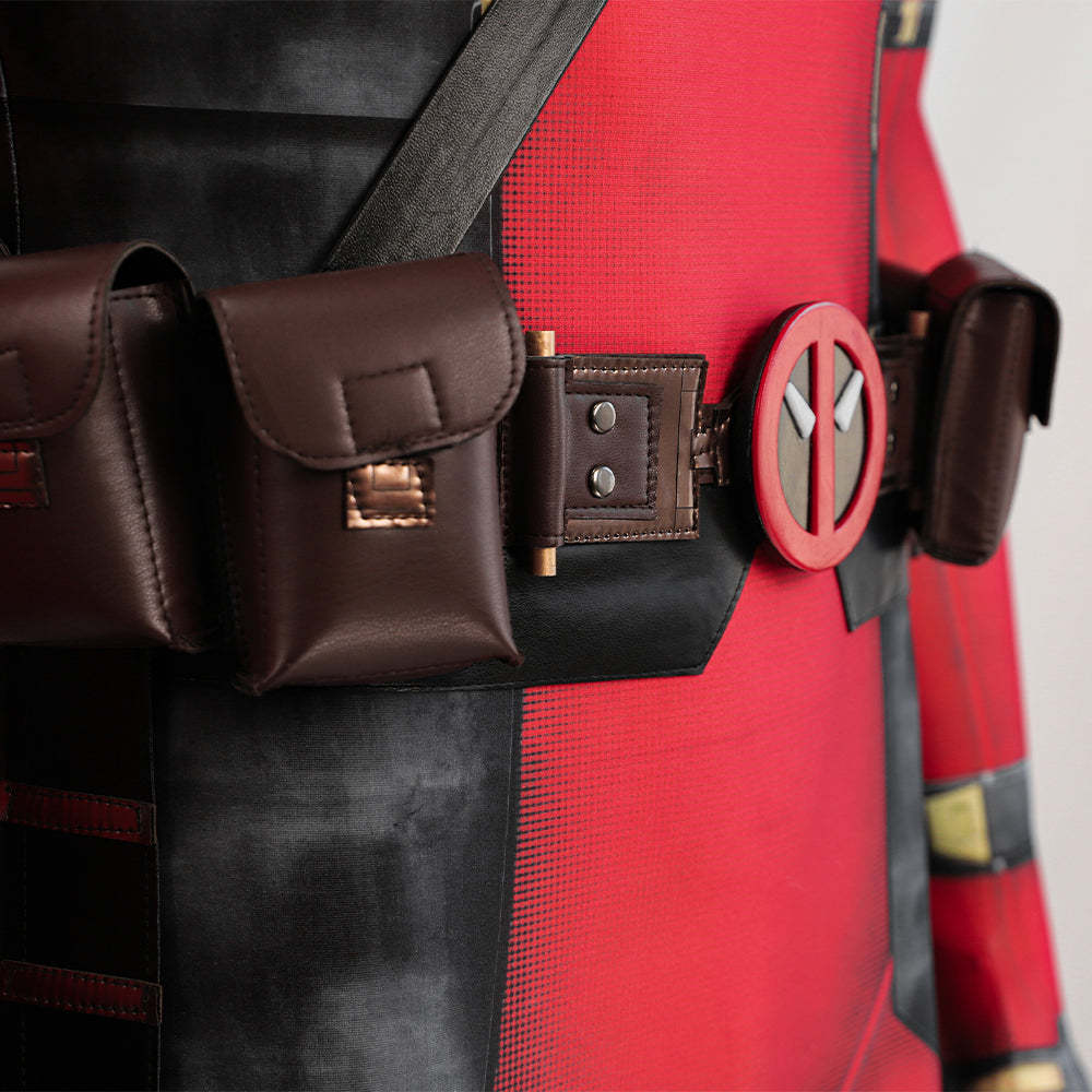 Deadpool 3 Deadpool & Wolverine Deadpool Wade Wilson Jumpsuit Cosplay Costume