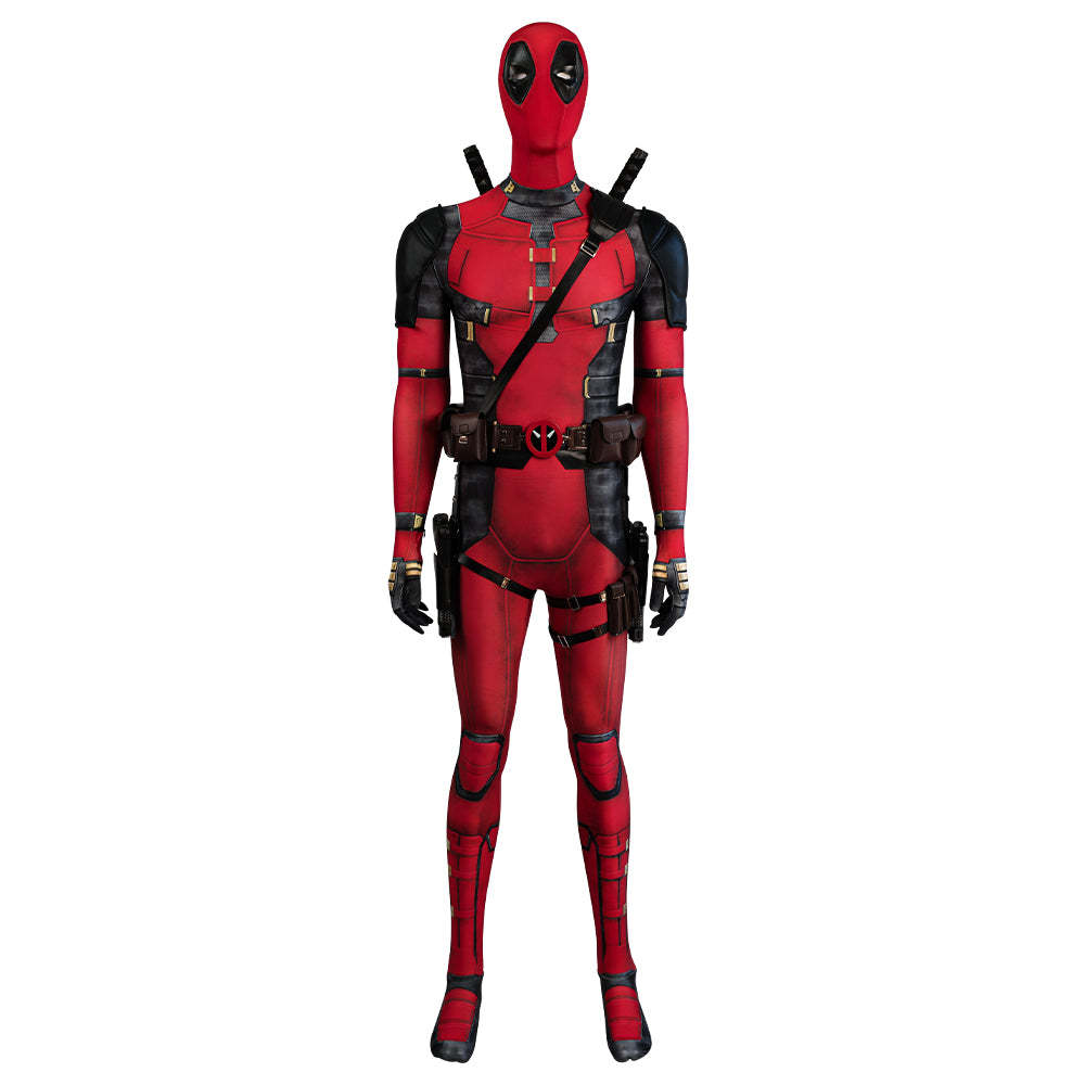 Deadpool 3 Deadpool & Wolverine Deadpool Wade Wilson Jumpsuit Cosplay Costume