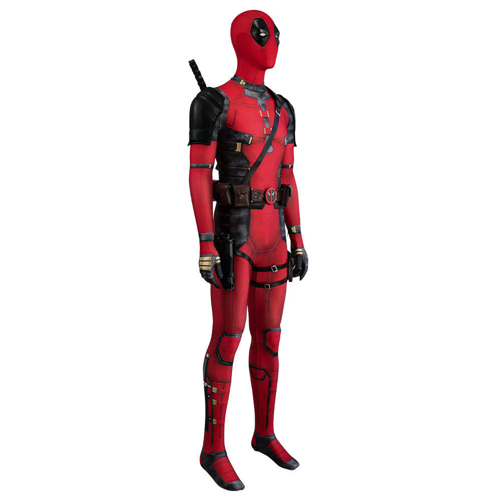 Deadpool 3 Deadpool & Wolverine Deadpool Wade Wilson Jumpsuit Cosplay Costume