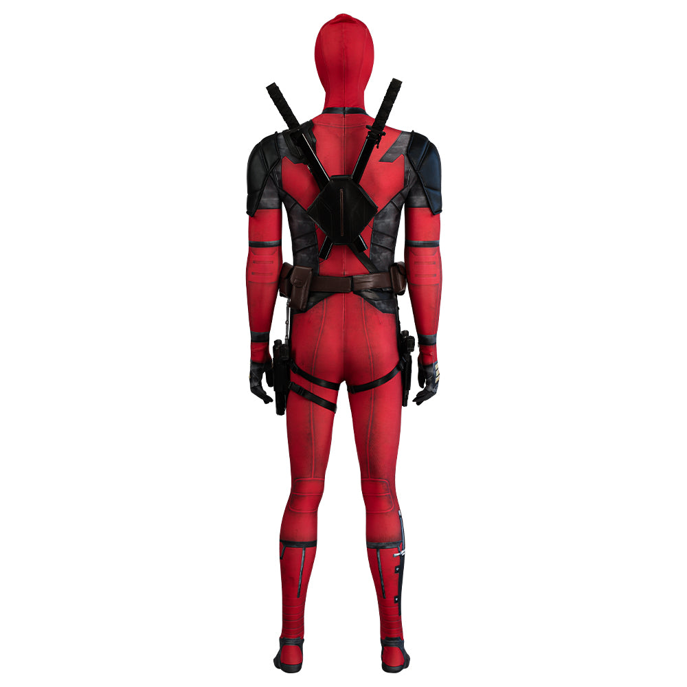 Deadpool 3 Deadpool & Wolverine Deadpool Wade Wilson Jumpsuit Cosplay Costume