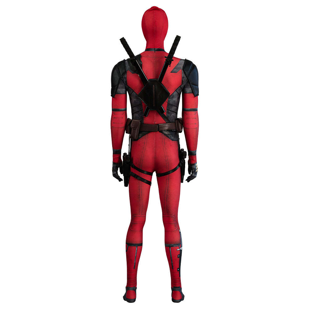 Deadpool 3 Deadpool & Wolverine Deadpool Wade Wilson Jumpsuit Cosplay Costume