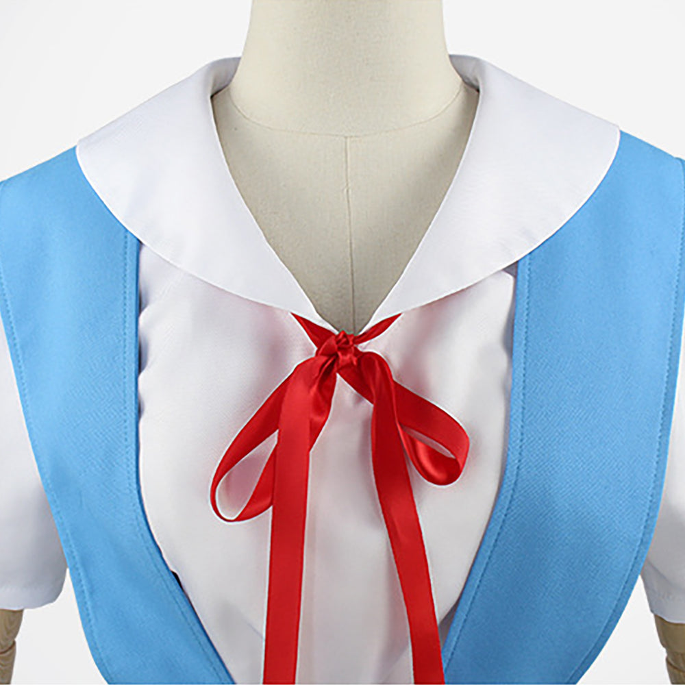 EVA Asuka Langley Shikinami Rei Ayanami School Uniform Cosplay Costume-Cosplay Instrumentality Project