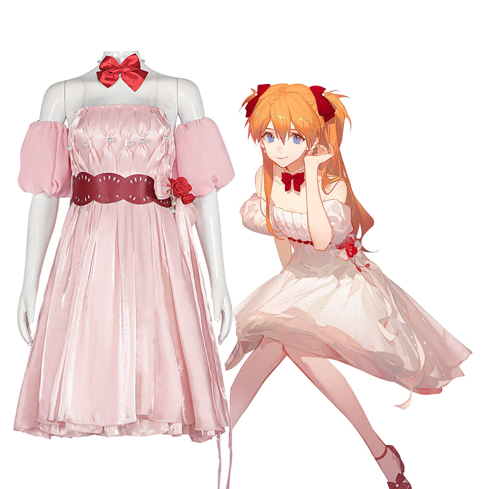 EVA Asuka Langley Shikinami Whisper of Flower Ver. Cosplay Costume-Cosplay Instrumentality Project