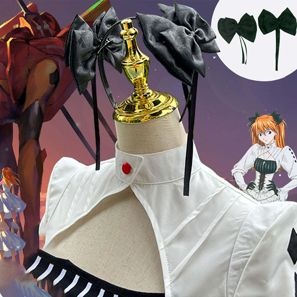 EVA Asuka Langley Soryu Ghothic Lolita Dress Cosplay Costume-Cosplay Instrumentality Project