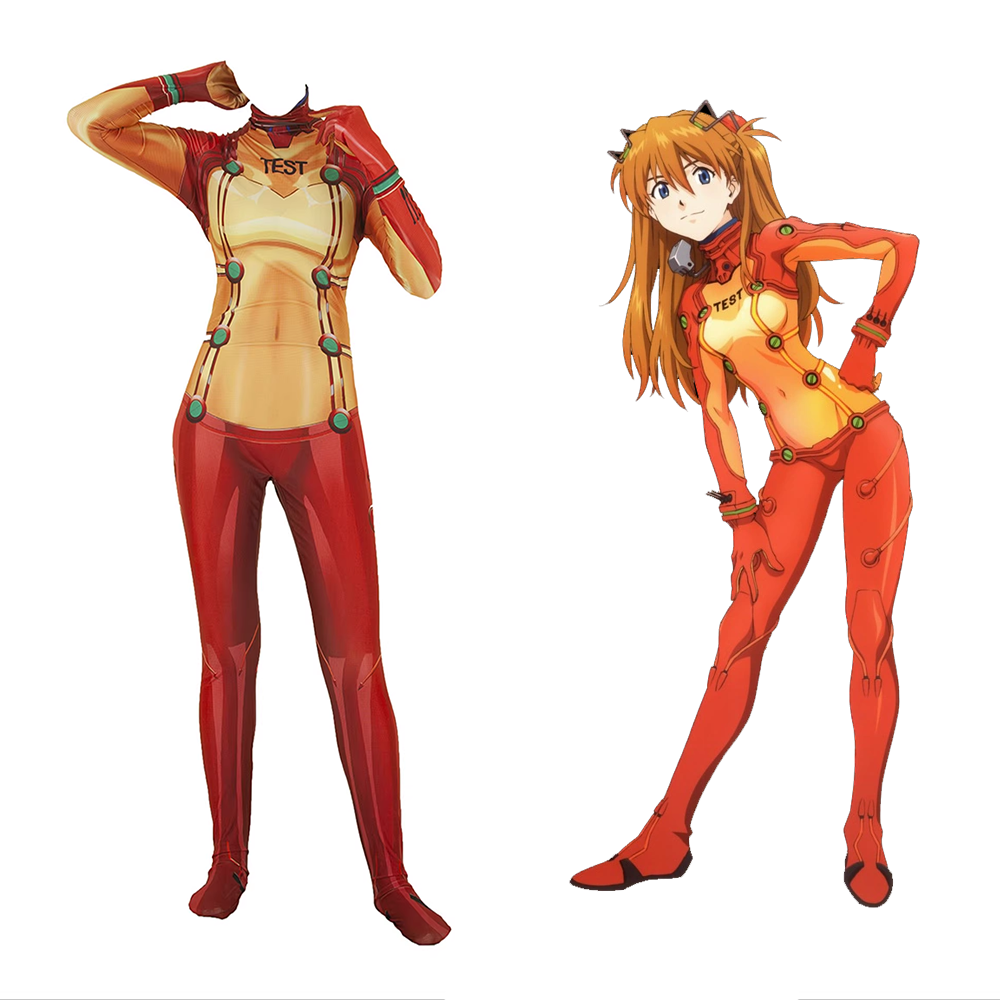 EVA Asuka Langley Soryu Test Type Plugsuit Ver. Cosplay Costume