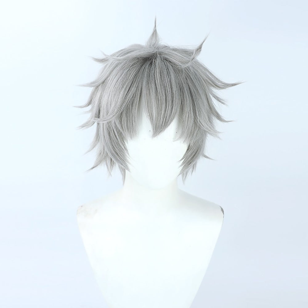 EVA Kaworu Nagisa Silver Cosplay Wig-Cosplay Instrumentality Project