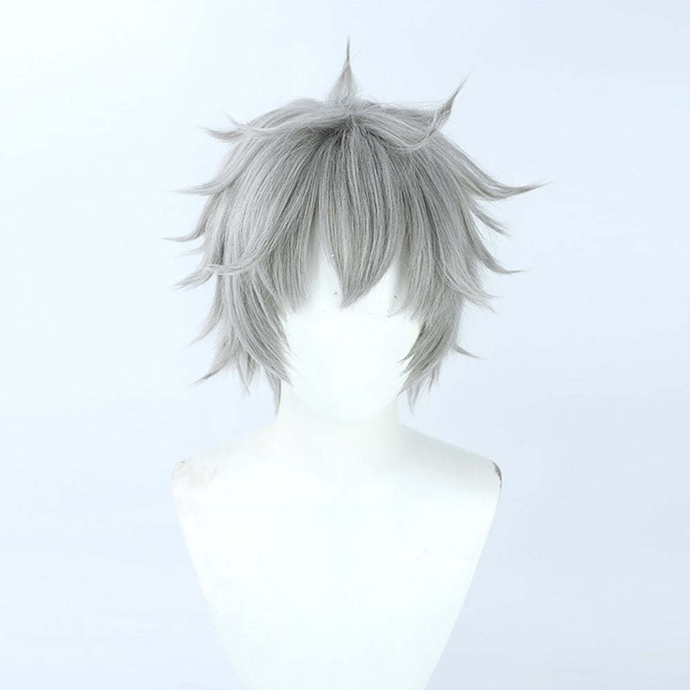 EVA Kaworu Nagisa Silver Cosplay Wig-Cosplay Instrumentality Project