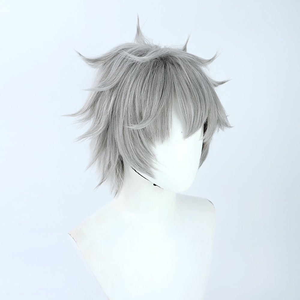 EVA Kaworu Nagisa Silver Cosplay Wig-Cosplay Instrumentality Project