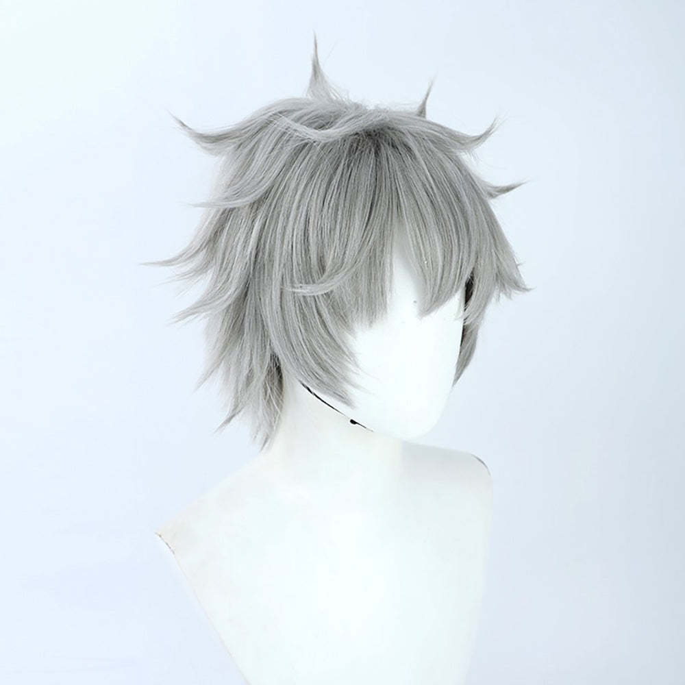 EVA Kaworu Nagisa Silver Cosplay Wig-Cosplay Instrumentality Project