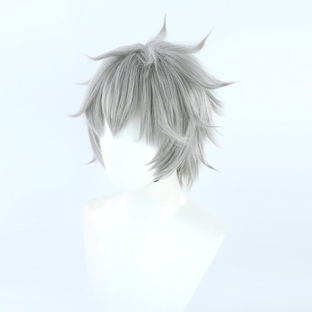 EVA Kaworu Nagisa Silver Cosplay Wig-Cosplay Instrumentality Project