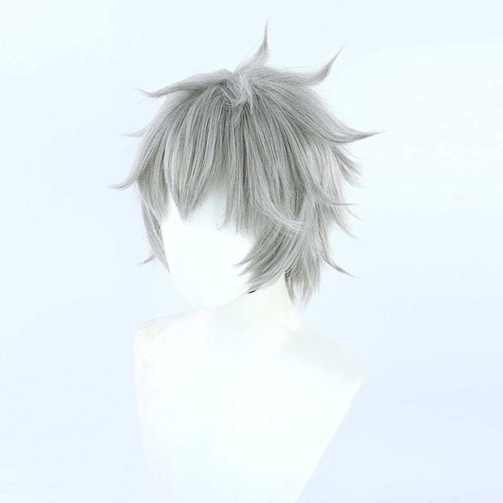EVA Kaworu Nagisa Silver Cosplay Wig-Cosplay Instrumentality Project