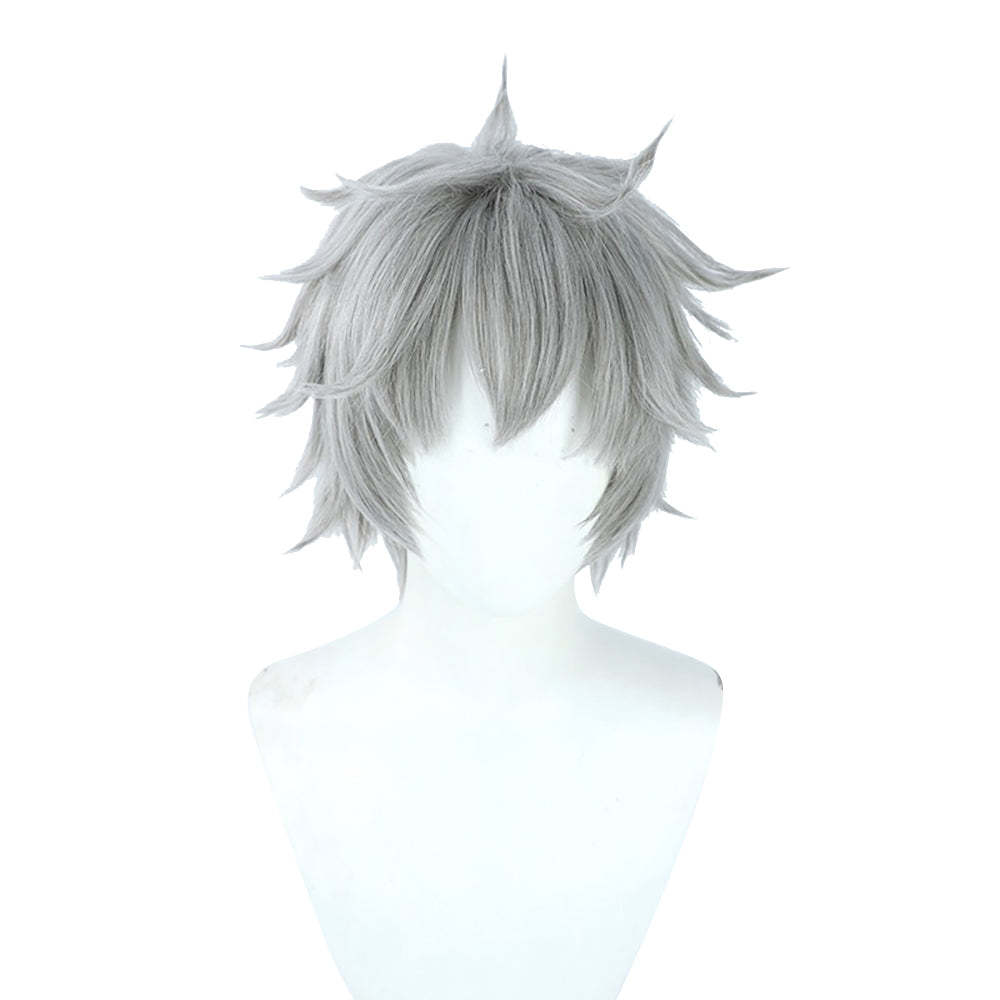 EVA Kaworu Nagisa Silver Cosplay Wig-Cosplay Instrumentality Project