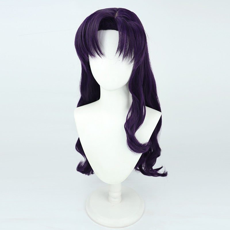 EVA Misato Katsuragi Purple Cosplay Wig-Cosplay Instrumentality Project