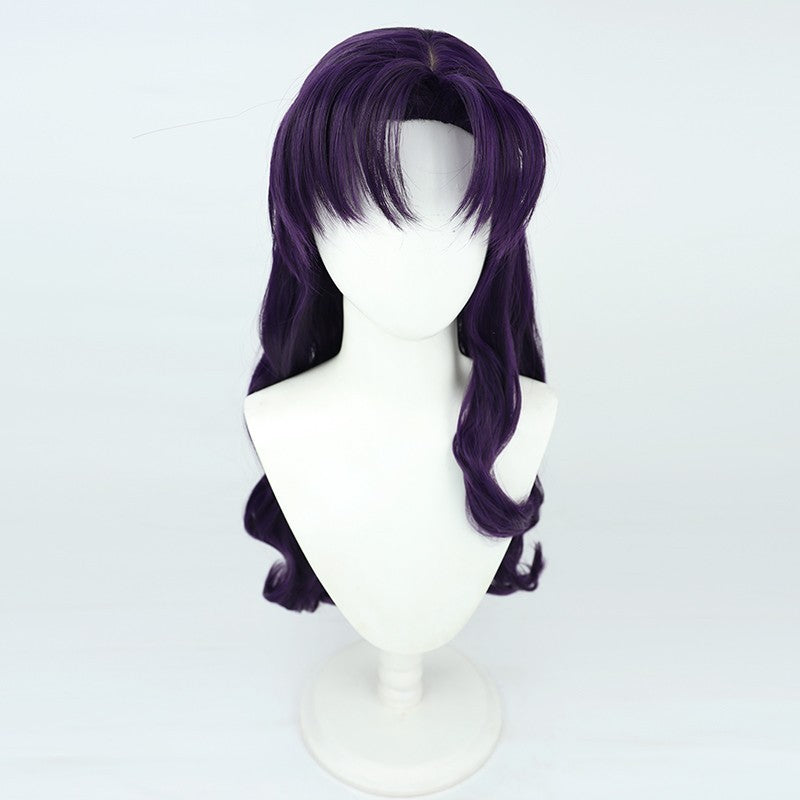 EVA Misato Katsuragi Purple Cosplay Wig-Cosplay Instrumentality Project