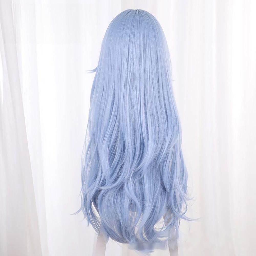 EVA Rei Ayanami Blue Long Hair Cosplay Wig-Cosplay Instrumentality Project