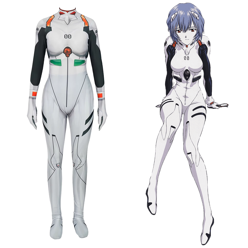 EVA Rei Ayanami Cosplay Costume