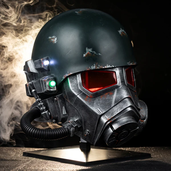 Fallout 4 NCR Veteran Ranger New Upgraded Helmet With LED Cosplay Props Resin Replicas Props 
