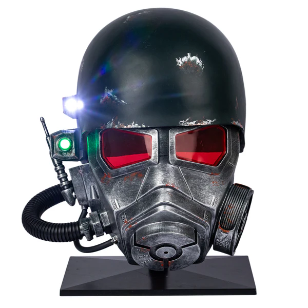 Fallout 4 NCR Veteran Ranger New Upgraded Helmet With LED Cosplay Props Resin Replicas Props 