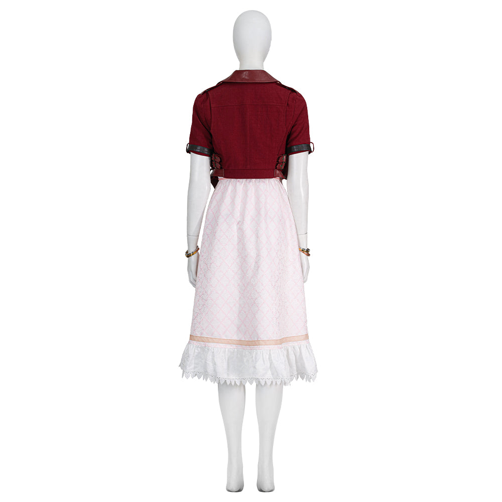 Final Fantasy FFVII Ever Aerith Gainsborough Cosplay Costume