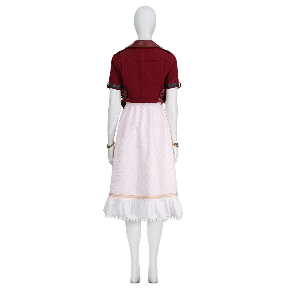 Final Fantasy FFVII Ever Aerith Gainsborough Cosplay Costume