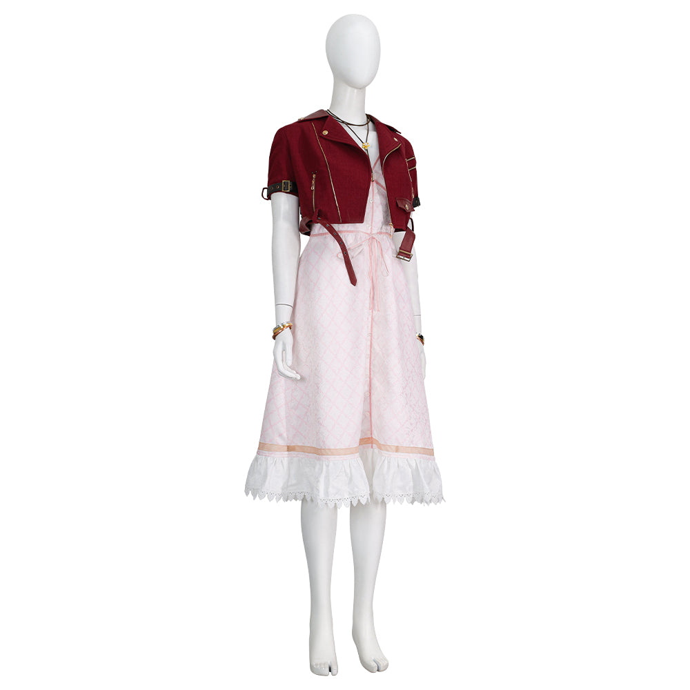 Final Fantasy FFVII Ever Aerith Gainsborough Cosplay Costume