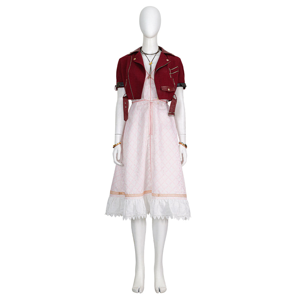 Final Fantasy FFVII Ever Aerith Gainsborough Cosplay Costume