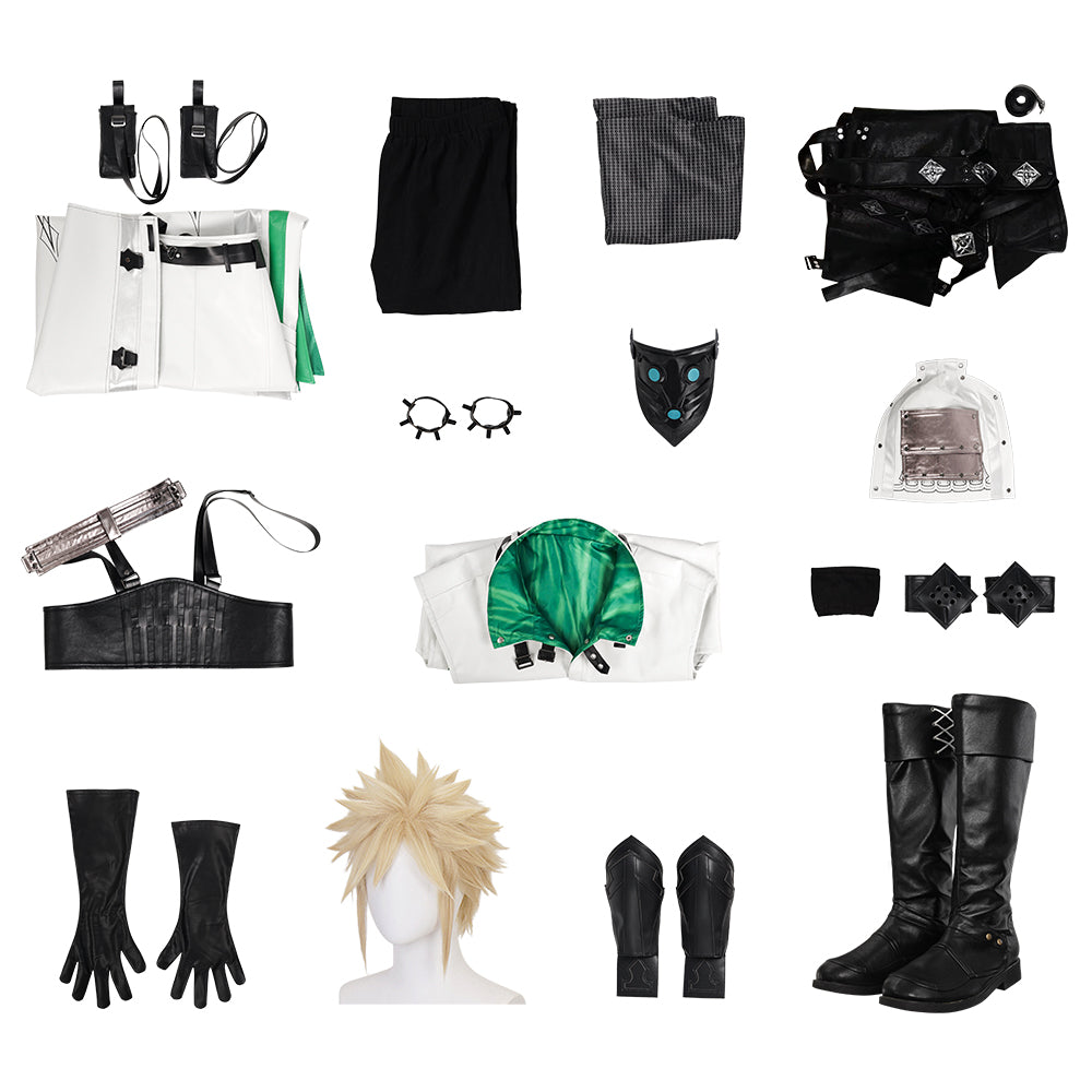 Final Fantasy FFVII Ever Crisis Cloud Saber Style Cosplay Costume