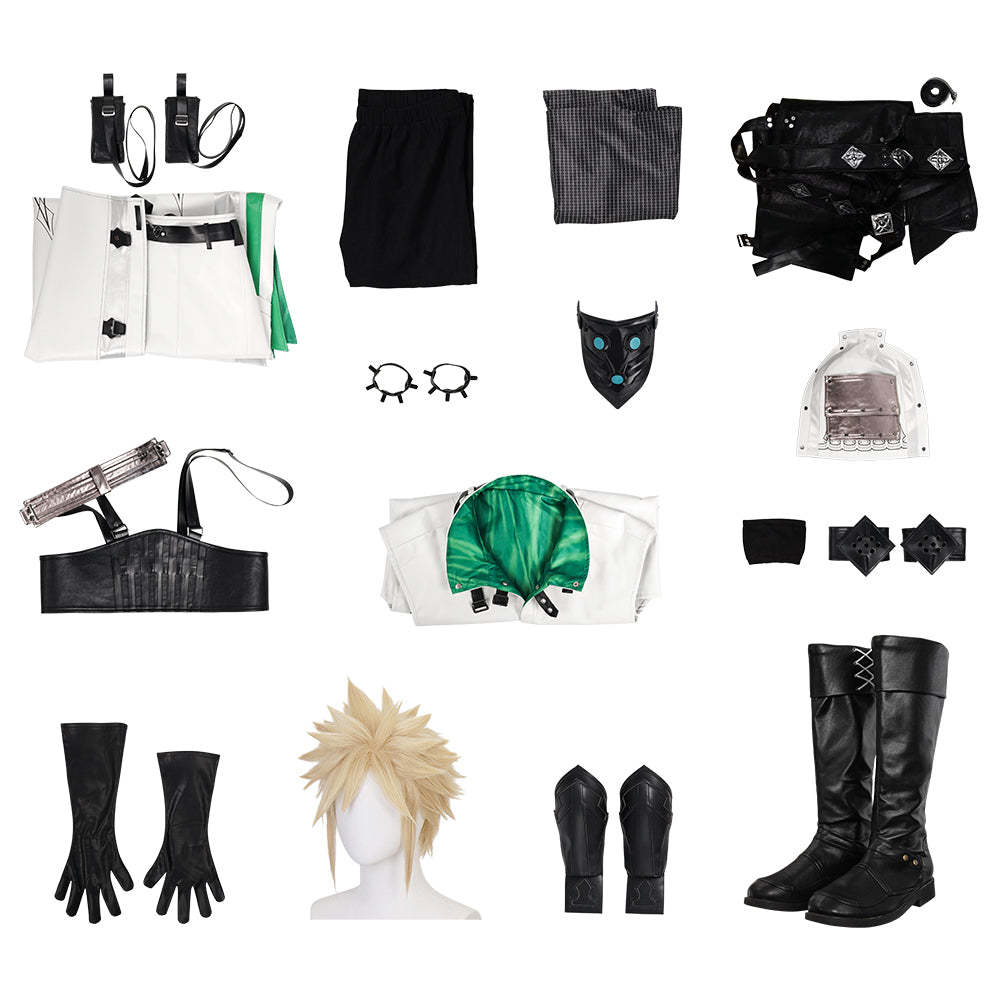 Final Fantasy FFVII Ever Crisis Cloud Saber Style Cosplay Costume