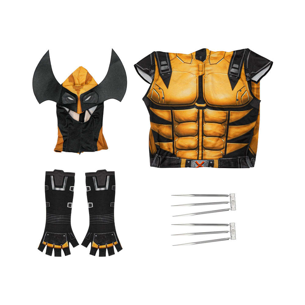 Future Revolution Wolverine Cosplay Costume Jumpsuit