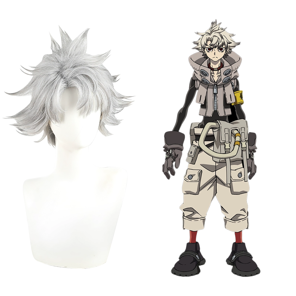 Gachiakuta Rudo Surebrec Silver Cosplay Wig