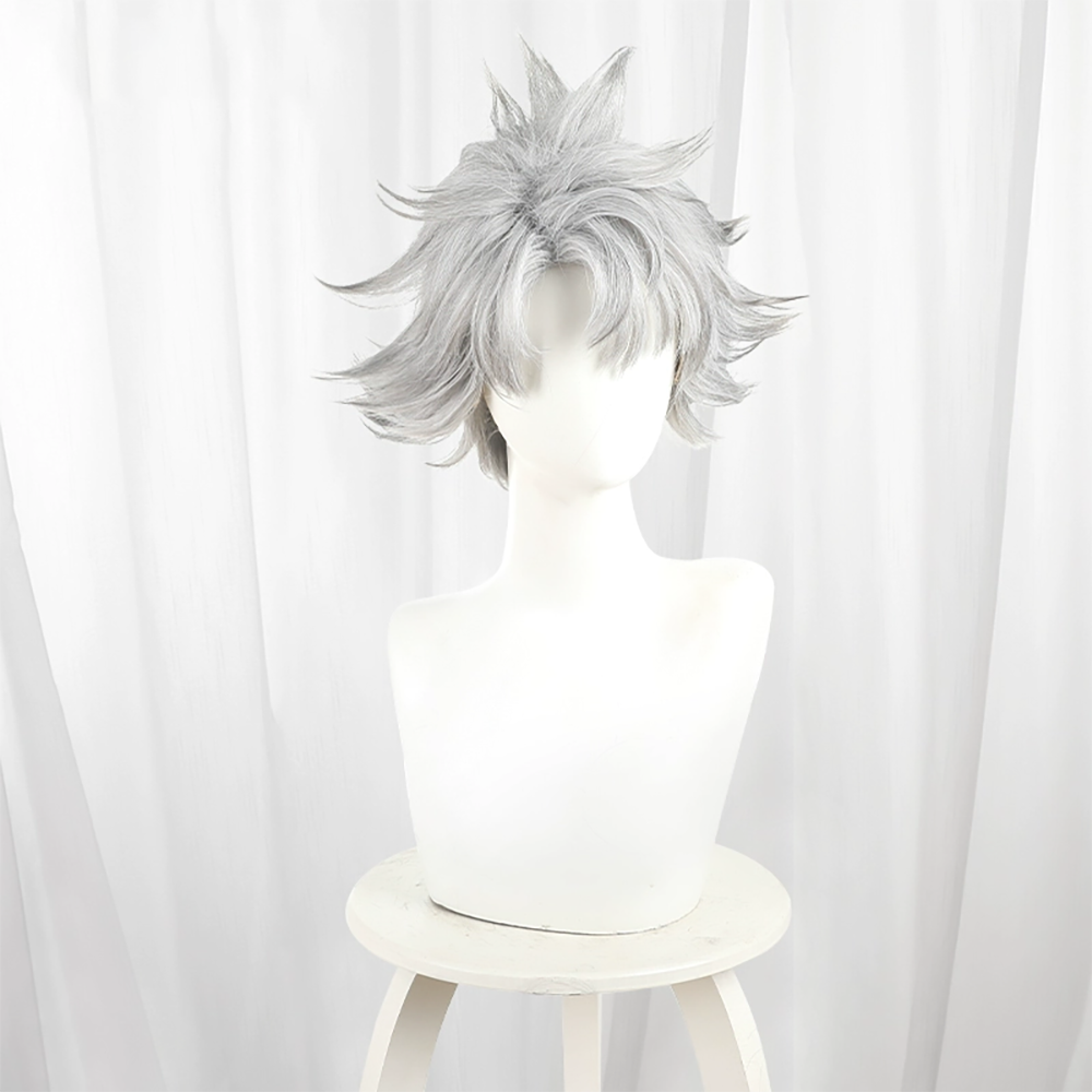 Gachiakuta Rudo Surebrec Silver Cosplay Wig