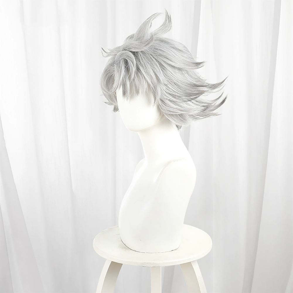 Gachiakuta Rudo Surebrec Silver Cosplay Wig