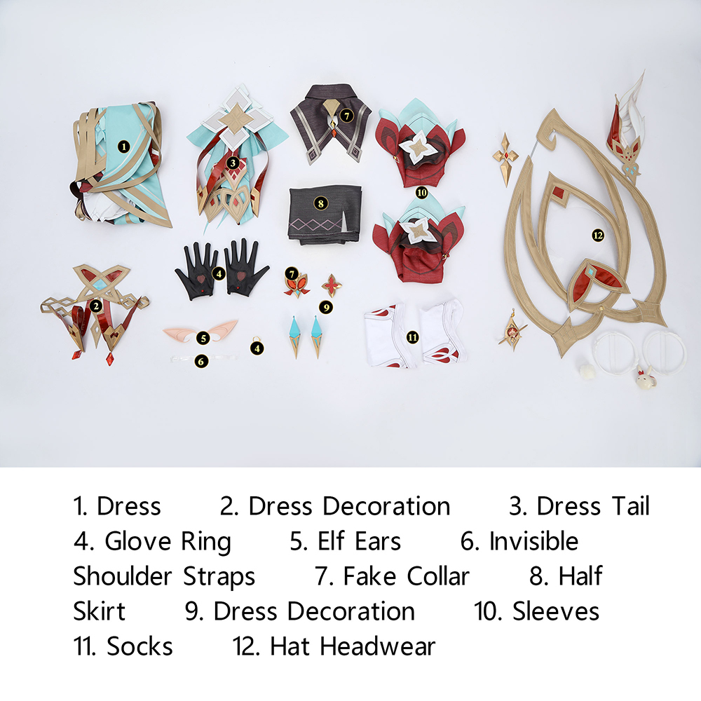 Genshin Impact Alice Cosplay Costume