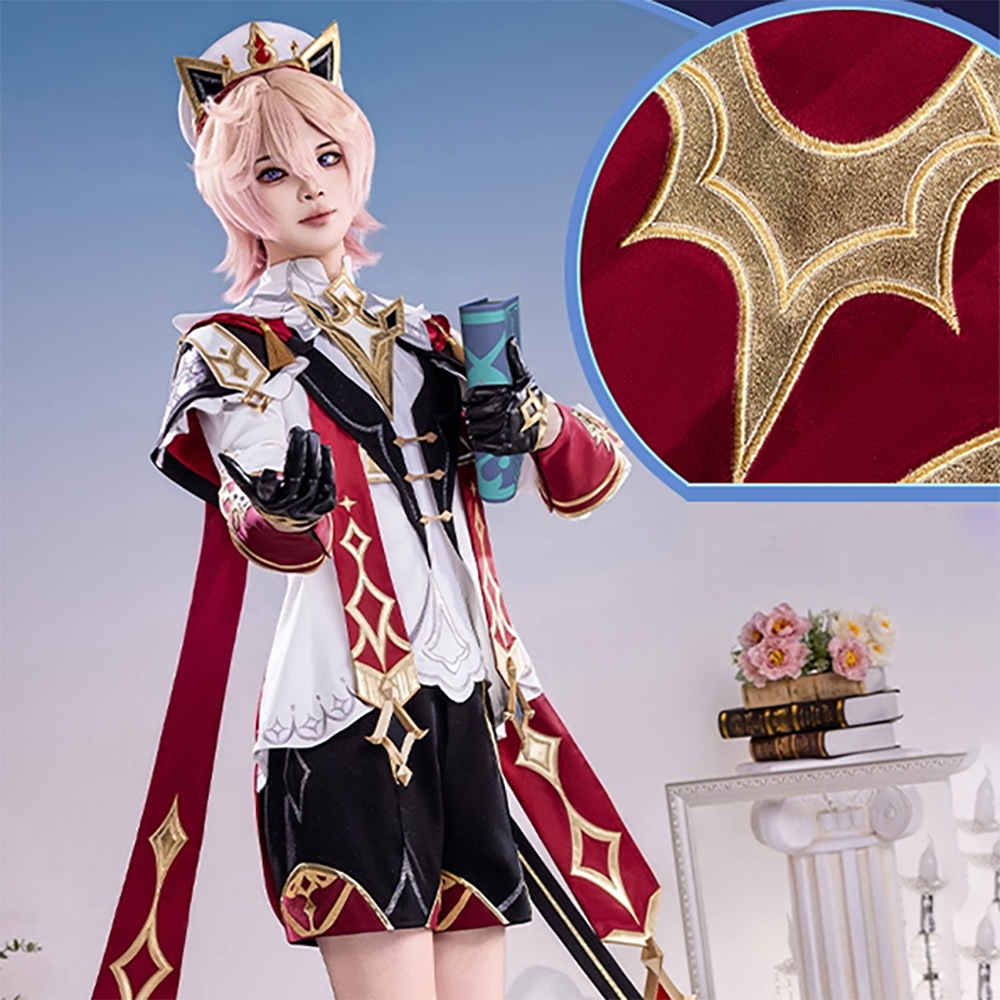 Genshin Impact Dahlia Cosplay Costume Official White Color Edtion