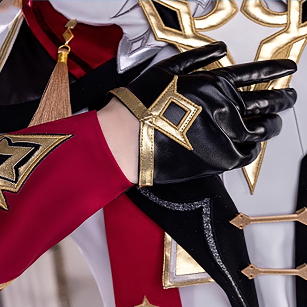 Genshin Impact Dahlia Cosplay Costume Official White Color Edtion